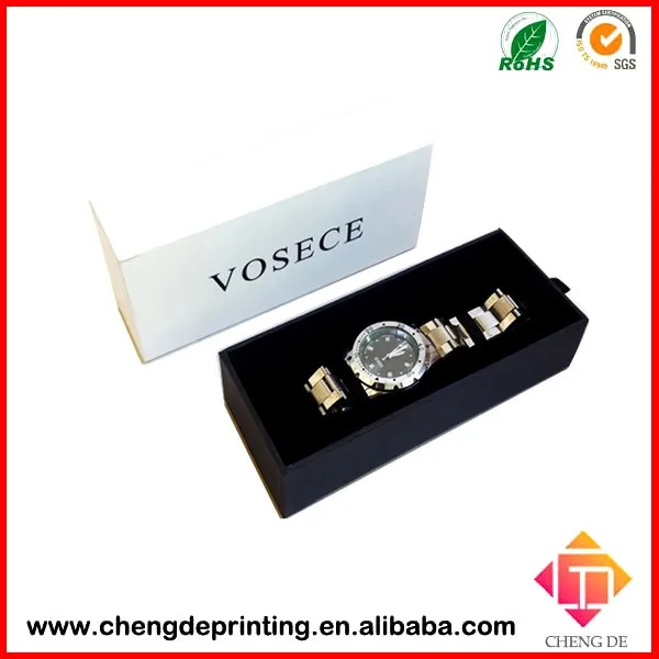 new design square paper watch packaging box gift wrap box for