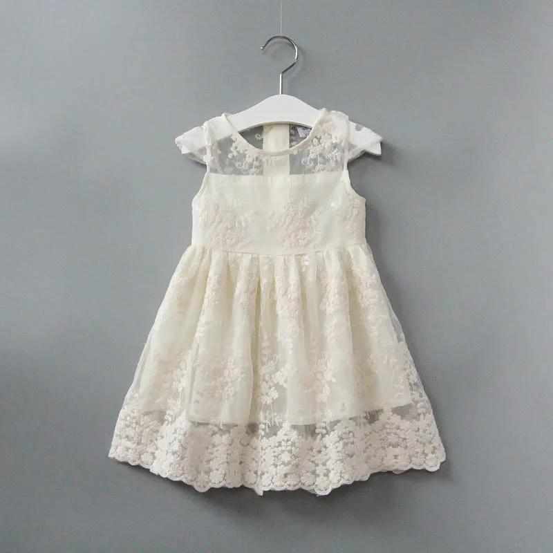 Wholesale toddler girl summer floral dresses lace flower baby girls dresses for weddings, Beige
Wholesale toddler girl summer floral dresses lace flower baby girls dresses for weddings, Beige
