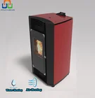 Great paint baking biomass wood burning pellet stove 18kW