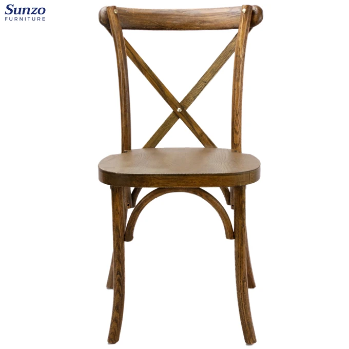 Hotel Stackable Cross Back Chair