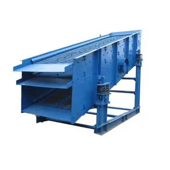 Double layer vibrating screen for metallurgy