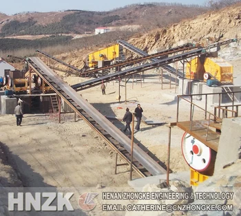 Gravel rock & sand crushing plant and artificial sand production line machine