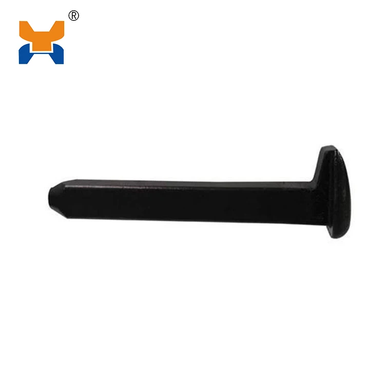 China Railway locomotive accessories customized steel railway fastening system railroad track spike
China Railway locomotive accessories customized steel railway fastening system railroad track spike