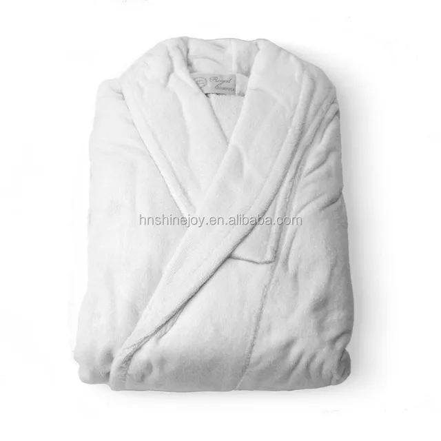 white cotton robe photo