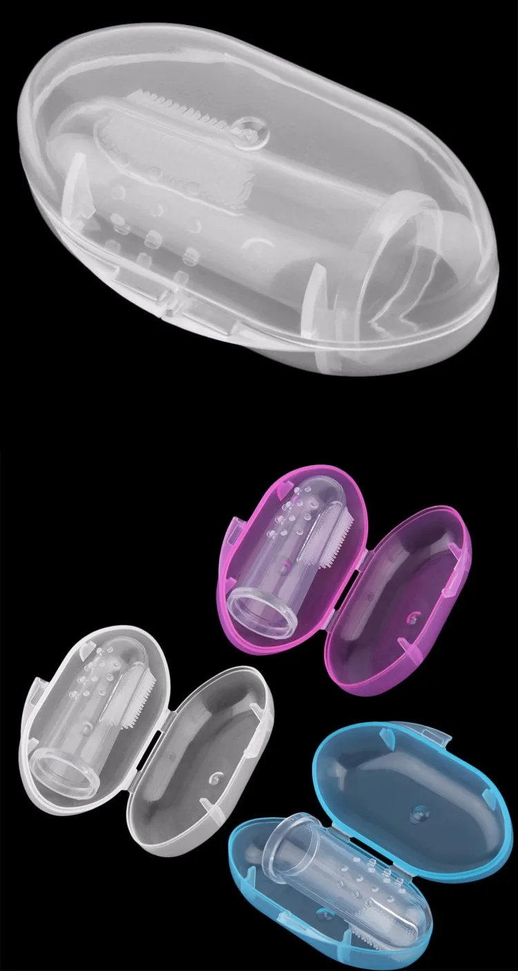 silicone finger toothbrush