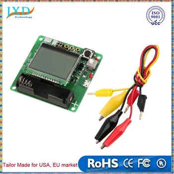 M328 LCD Transistor Tester Diode Capacitance Inductor ESR LCR Meter USB