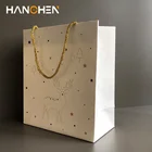 Hanchen High-end Custom White Wave Point New Style Lovely Pattern Paper Bag for gift,garment