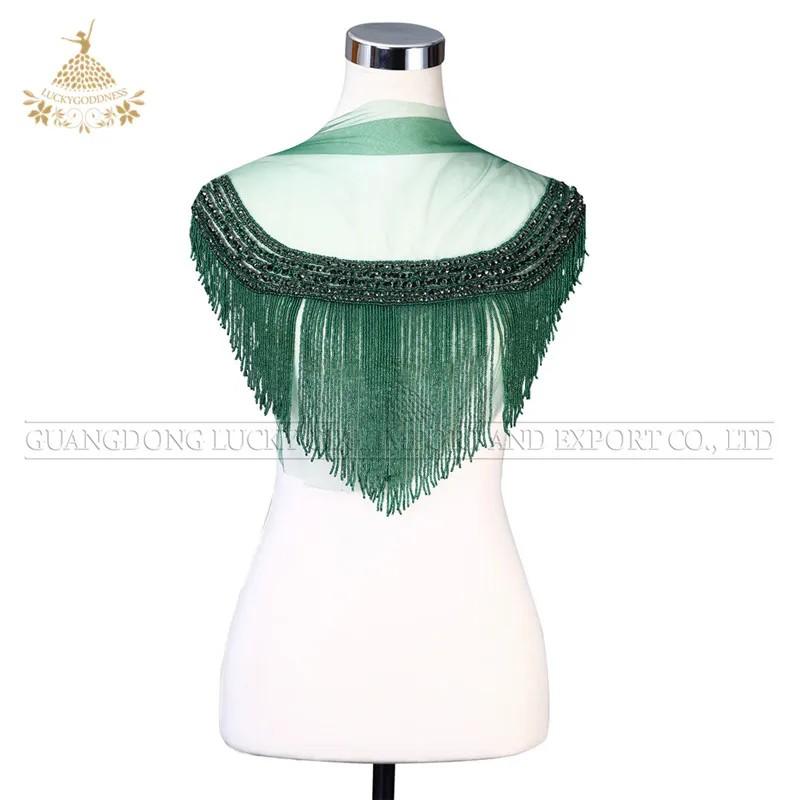 Rhinestone stones crystal beads fringe large patch for dancing dresses DRA-182, Green or other color
Rhinestone stones crystal beads fringe large patch for dancing dresses DRA-182, Green or other color
