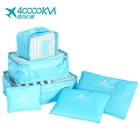 Set of 6 luggage organizers suitcase storage bag travel organizer packing cube set