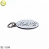 /product-detail/custom-made-silver-jewelry-metal-logo-tags-oval-metal-charm-pendent-for-bracelets-60763315940.html