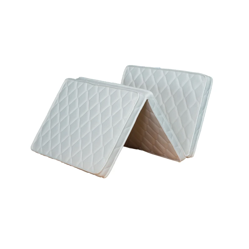 Manufacture customized portable 3D mesh knitted fabric high density foam travel three folding thin mattress - Jozy Mattress | Jozy.net