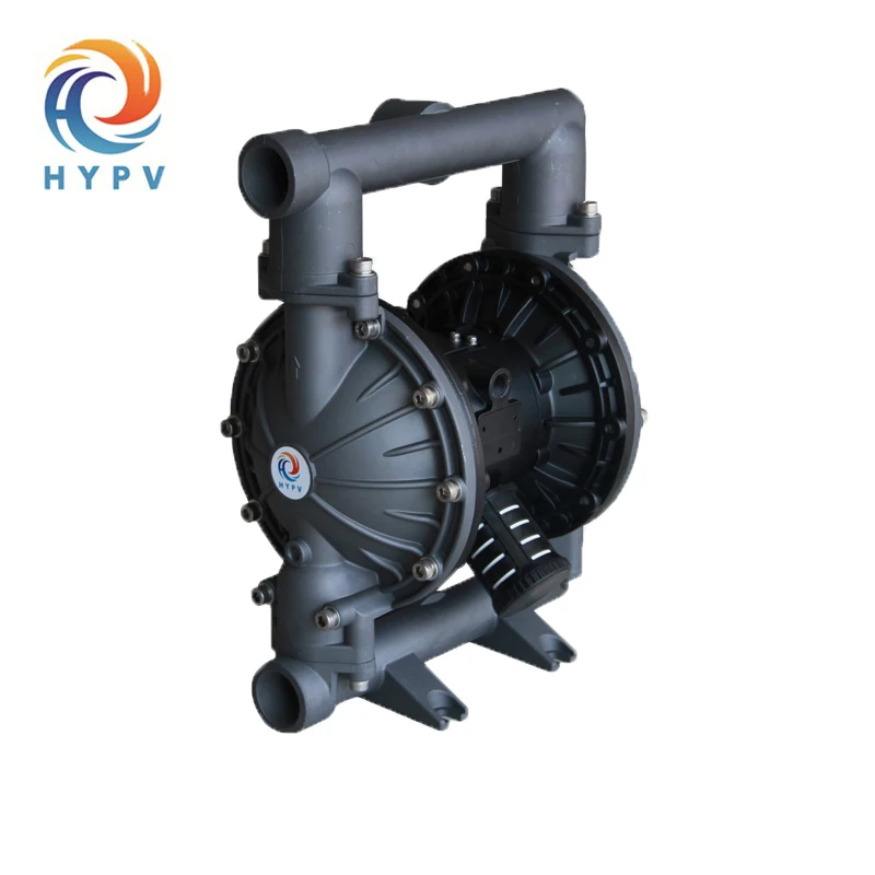 HY Industrial 1.5" Santoprene Dual Diaphragm Air Pump For Slurry