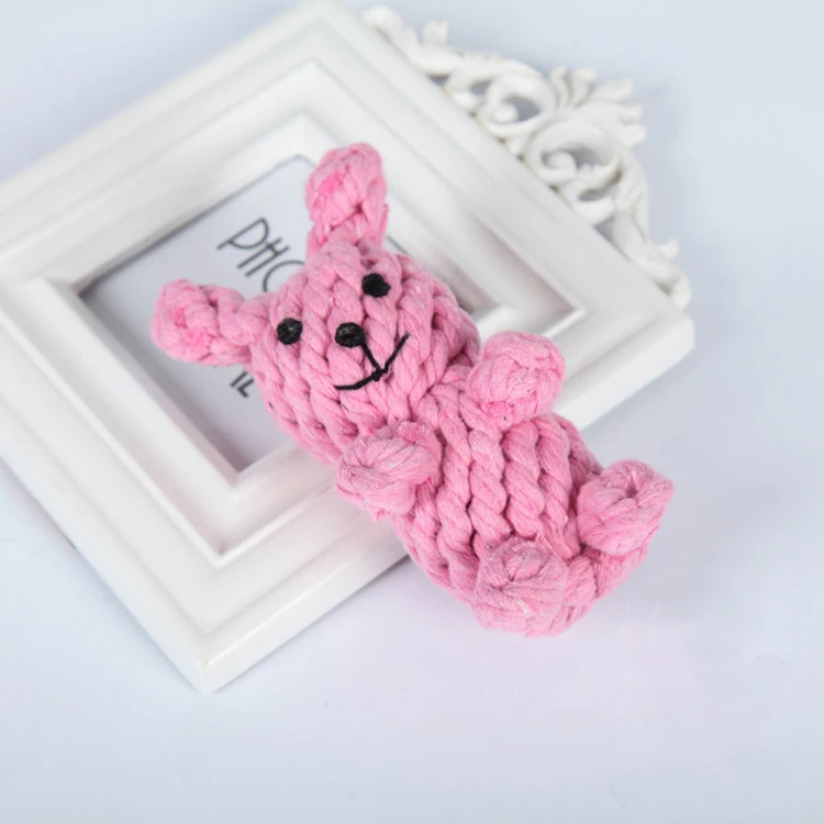 Lovely cute animal bunny cotton pet toy