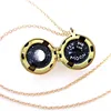 Fly Me to the Moon Necklace Brass Locket Miniature Secret jewelry