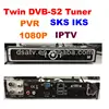 SKS and IKS wifi twin tuner receiver dvb s2 mpeg4 receiver cccam rceeiver dvb s dongle full hd satellite receiver usb wifi PVR