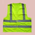 100% Polyester Fabric Fluorescent Reflective Safety Vest