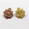Manufacturer Custom 3D Antique Brass Gold USA Military Army Metal Lapel Pin Badge