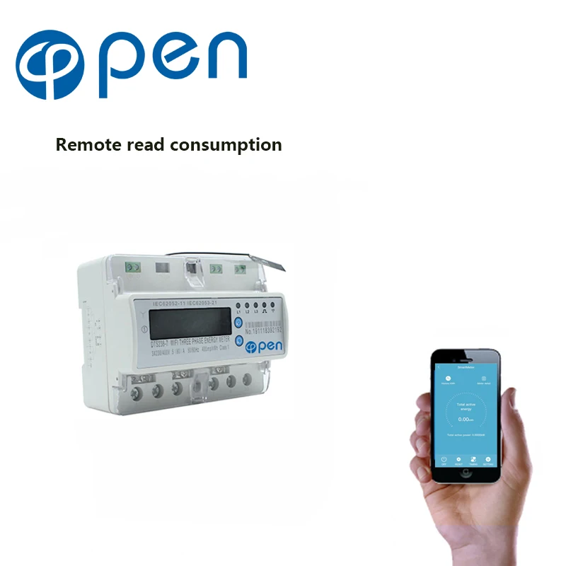 Open Electric Three phase electricity meter WIFI remote control Smart Switch with energy monitoring overvoltage protection
Open Electric Three phase electricity meter WIFI remote control Smart Switch with energy monitoring overvoltage protection