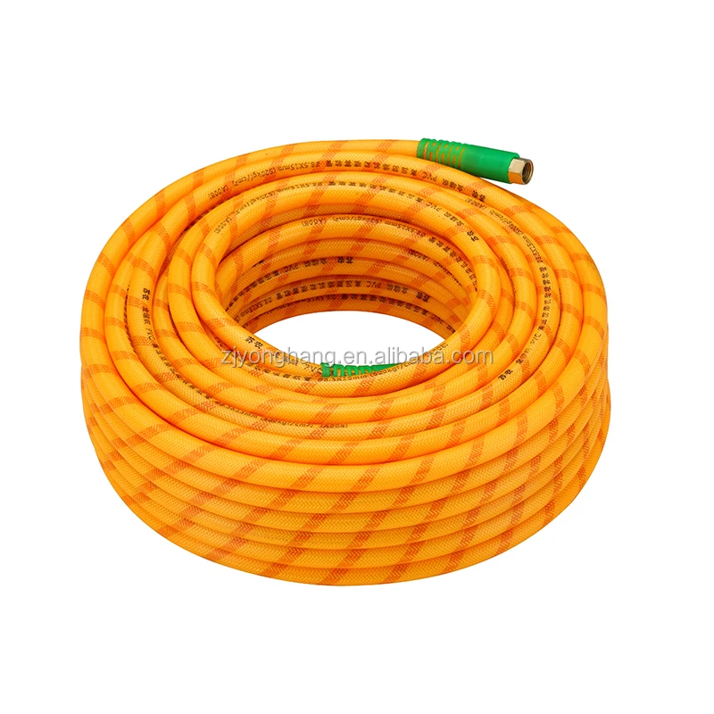 Air Hose High Pressure Yellow Flexible Pvc Air Hose Wp 60 Bar 3000 Psi