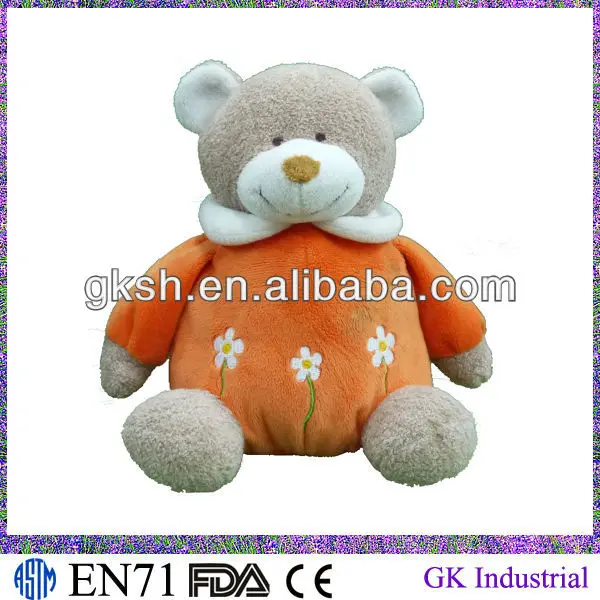 plush toy orange teddy bear for baby