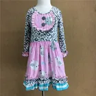 2018 High quality baby girls new summer clothes children girl printed sleeveless princess dress Casual Princess Dresses