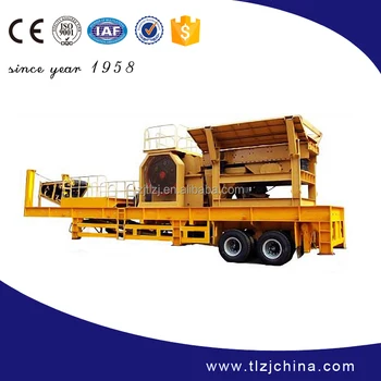 High efficiency mobile jaw crusher, mobile crushing plant for sale