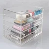 JLP Manufactured Acrylic Cosmetic Organizer,acrylic drawer storage organizer