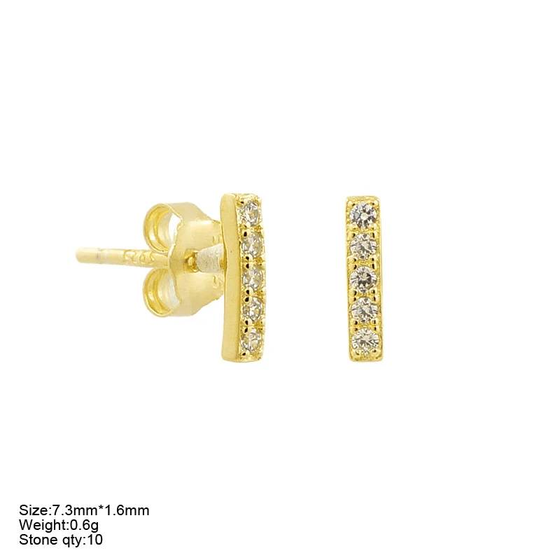GZ8-013C Fashion Wholesale 925 Sterling Silver Jewelry Stud Earrings Gold Plated Earring For Women
GZ8-013C Fashion Wholesale 925 Sterling Silver Jewelry Stud Earrings Gold Plated Earring For Women