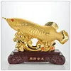 Golden Luckly fengshui fish ,fish statue, fish figurine for home decor