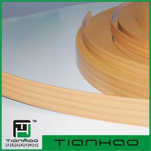 Furniture Accessory Plastic Edge Banding Tape / PVC Edge Banding