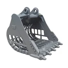 Can be customized sieve bucket side opening skeleton bucket EC300