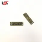 2018 Long Size Directly Factory Custom garment alloy metal label