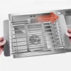 telescopic stainless steel dish rack plastic dish rack dish drying rack over the sink