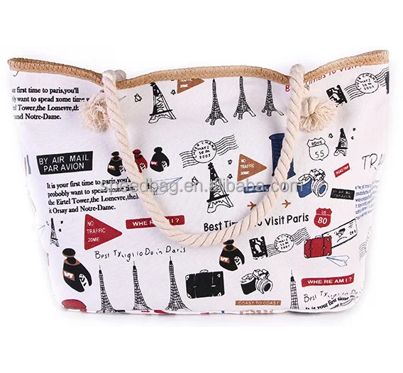 summer fashion full printing women stripe canvas rope handle tote beach bag, As show
summer fashion full printing women stripe canvas rope handle tote beach bag, As show