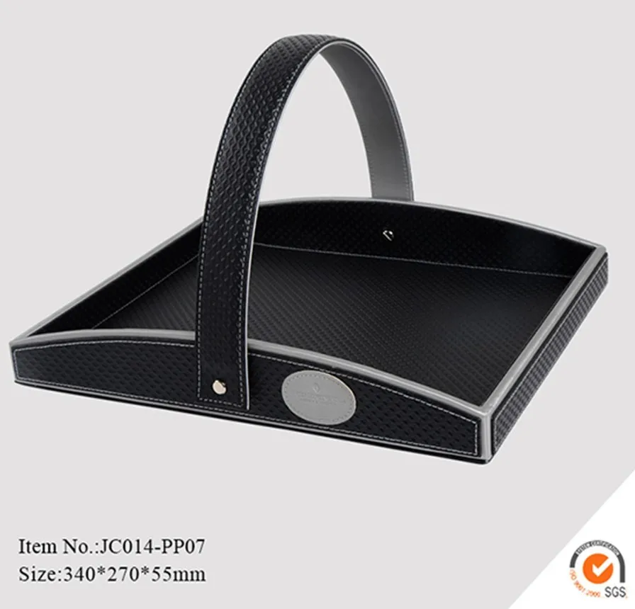 storage baskets  product name: pu leather shoe basket storage