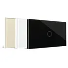 Bingoelec US Standard 1 Gang 1 Way WIFI Touch Switch Glass Panel Wireless Control Wall Switch Smart Home Light Switch