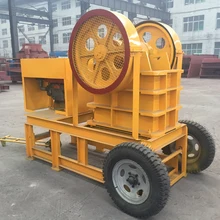 Small electric /diesel engine jaw crusher