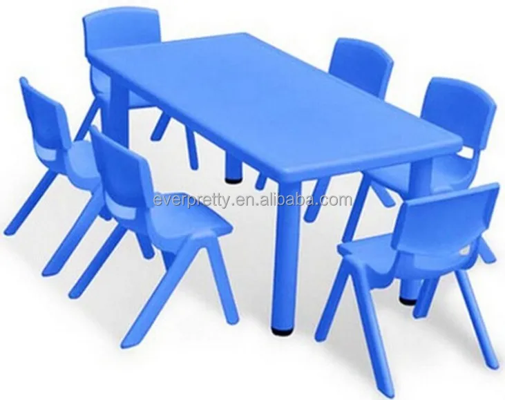 Wholesale Plastic Used Daycare Furniture Kindergarten Tables And