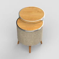 Home TWS Connect Bluetooth Speaker Table Round 360 Degree Rotation Table Bluetooth Speaker With Wireless Charging for Phone
Home TWS Connect Bluetooth Speaker Table Round 360 Degree Rotation Table Bluetooth Speaker With Wireless Charging for Phone