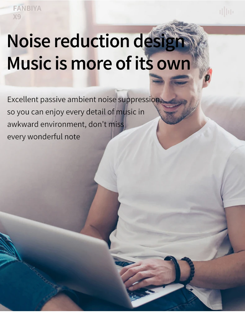 Drop Magnetic Charging Base Tws Stereo Headphone Mini In-Ear Wireless Earphone Earbuds - ANKUX.COM