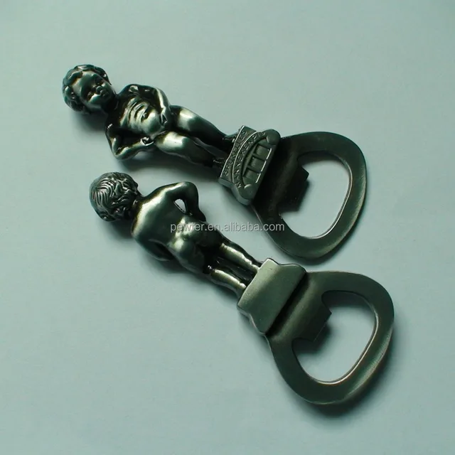 3d belgium manneken pis wine beer bottle opener