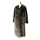 Fashionable 2019 new style women winter real wool fur long coat
