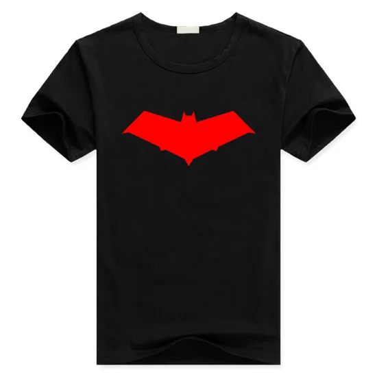 Mens Casual Summer Batman:Under the Red Hood Jason Todd Nightwing T-shirts Print Cotton Short Sleeve Tops Tee Shirts Clothing