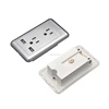 American wall usb receptacle dual receptacle with usb us outlet