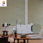 Bead Vertical Electric Wooden Basswood Slats Blinds