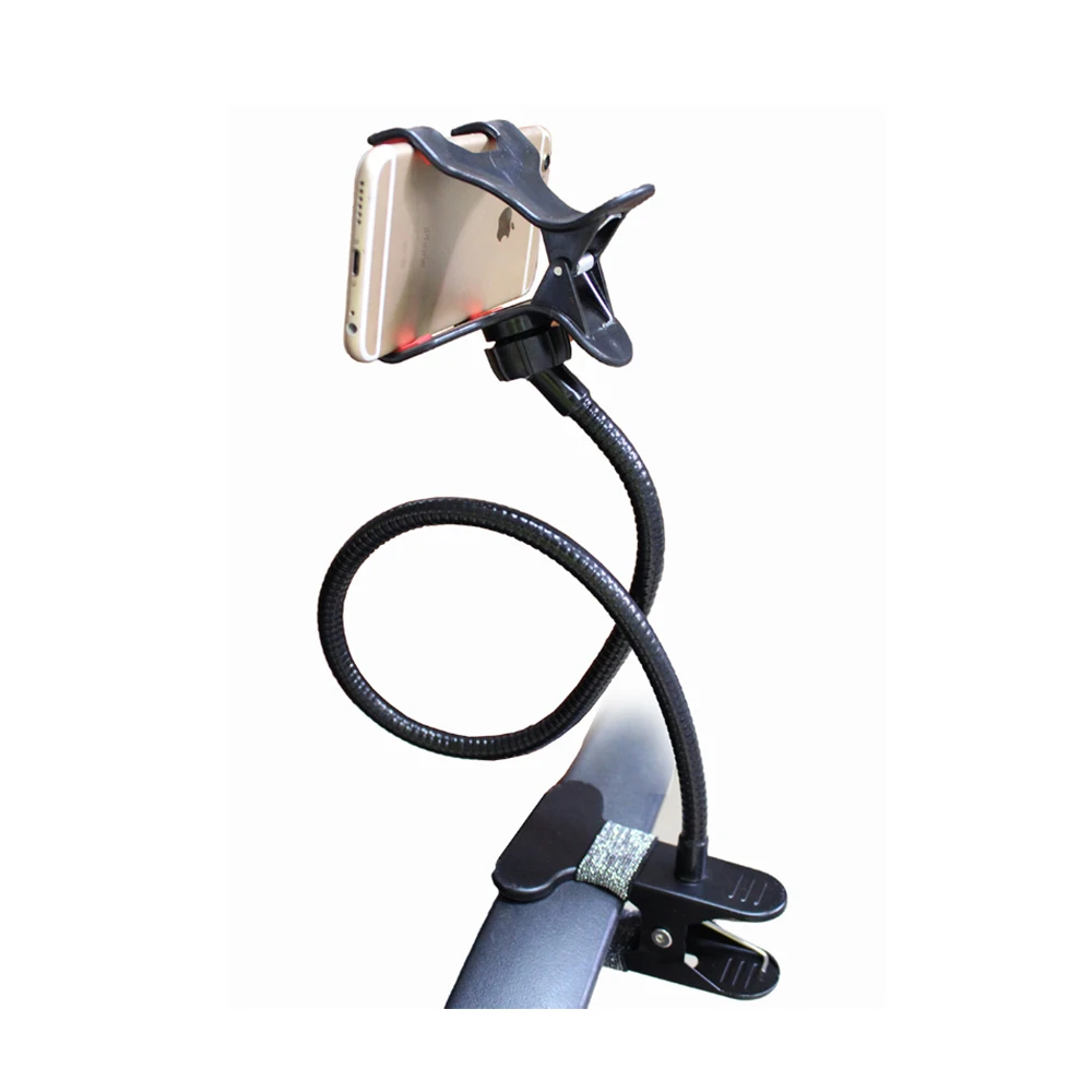 The metal mobile phone holder at the head of the lazy man's bed rotates 360 degrees, Black
The metal mobile phone holder at the head of the lazy man's bed rotates 360 degrees, Black
