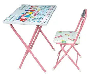 alphabet table and chair