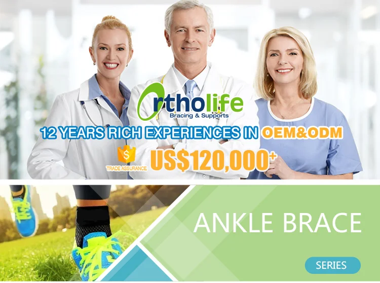 OL-AN860 Wholesale Cheaper Adjustable Air Gel Pad Ankle Support Brace