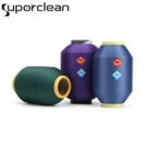 Antibacterial dyed spun yarn china manufacturer polyester yarn