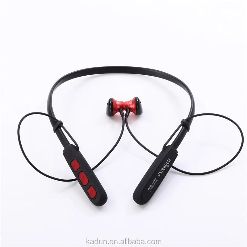 Kadun KD-355BT BT Wireless Ear Buds neckband With TF Card stereo headphone mp3 player - ANKUX.COM